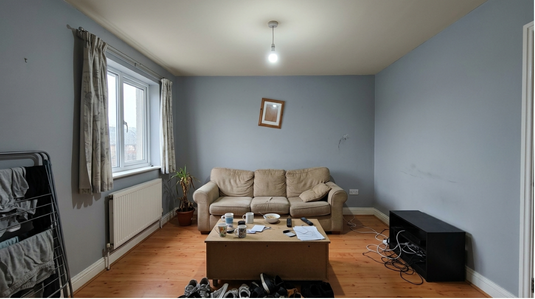 Home office — before styling